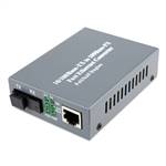 Single Fiber Fast Ethernet WDM / BiDi Fiber Media Converter, 1-port Fiber & 1-port RJ45, Tx:1310nm/Rx:1550nm, SMF, 40km