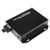 Dual Fiber 10/100Base-TX to 100Base-FX Fast Ethernet Fiber Media Converter, 1-port Fiber & 4-port RJ45, 1310nm MMF, 2km