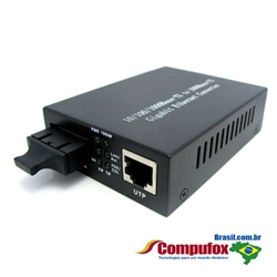 10/100/1000M Dual Fiber 1-port SC/ST/FC & 1-port RJ45 Fiber Media Converter