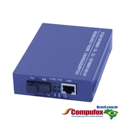 A Pair of 10/100/1000M Single Fiber 1-port SC/ST/FC & 1-port RJ45 BIDI WDM Fiber Media Converter