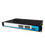 2-port GE SFP & 16-port 10/100/1000Base-T RJ45 Gigabit Ethernet SFP PoE Media Converter