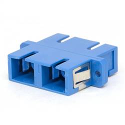 SC Duplex Plastic Adaptador de Fibra Optica