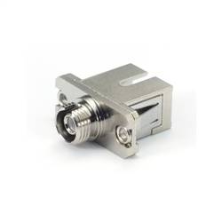 SC to FC Hybrid Adapter, Female to Female