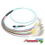 12 Fiber MTP / MPO OM3 50/125 Multimode Fanout Cabo de Fibra Óptica