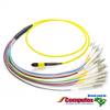 12 Fiber MTP / MPO OS1 9/125 Singlemode Fanout Fiber Optic Patch cabo