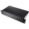 2U 14-slot Rack-mount Media Converter Chassis for Unmanaged Standalone Media Converters