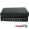 10/100M Dual Fiber 1-port SC/ST/FC & 8-port RJ45 Fast Ethernet Fiber Media Converter