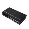 Single Fiber Fast Ethernet WDM / BiDi Fiber Media Converter, 2-port Fiber & 6-port RJ45, Tx:1490nm/Rx:1550nm, SMF, 80km