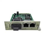 Dual Fiber 10/100M Fiber Media Converter Module, 1-port Fiber & 2-port RJ45, 1550nm Singlemode, 80km