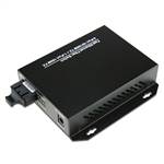Dual Fiber 10/100Base-TX to 100Base-ZX Fast Ethernet Fiber Media Converter, 1-port Fiber & 4-port RJ45, 1550nm SMF, 80km
