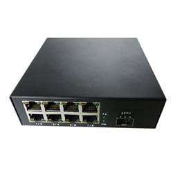 1-port FE SFP & 8-port 10/100Base-T RJ45, Fast Ethernet Switch / SFP Media Converter