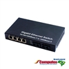10/100/1000M Dual Fiber 2-port SC/ST/FC & 4-port RJ45 Fiber Media Converter