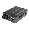 Dual Fiber 10/100/1000Base-TX to 1000Base-SX Gigabit Ethernet Fiber Media Converter, 1-port Fiber & 1-port RJ45, 850nm MMF, 550m