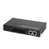 Dual Fiber 10/100/1000Base-TX to 1000Base-EX Gigabit Ethernet Fiber Media Converter, 2-port Fiber & 2-port RJ45, 1310nm SMF, 40km