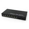 2-port GE SFP & 8-port 10/100/1000Base-T RJ45, Gigabit Ethernet Switch / SFP Media Converter
