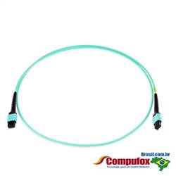 12 Fiber Multimode OM4 MPO Patch cabo