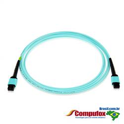 24 Fiber Multimode OM4 MPO Patch cabo