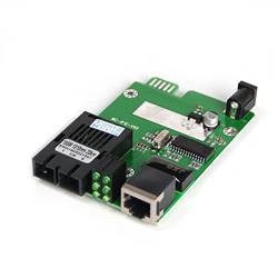 Dual Fiber 10/100M SNMP Managed Fiber Media Converter Module, 1-port Fiber & 1-port RJ45, 1310nm SMF, 20km