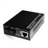 Dual Fiber 10/100/1000M PoE Media Converter, 1-port Fiber & 1-port RJ45, 1310nm SMF, 10km